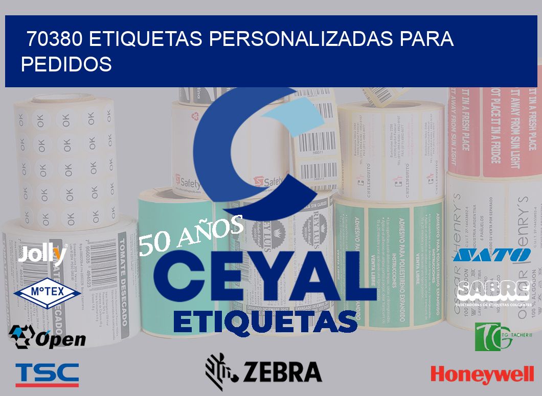 70380 ETIQUETAS PERSONALIZADAS PARA PEDIDOS
