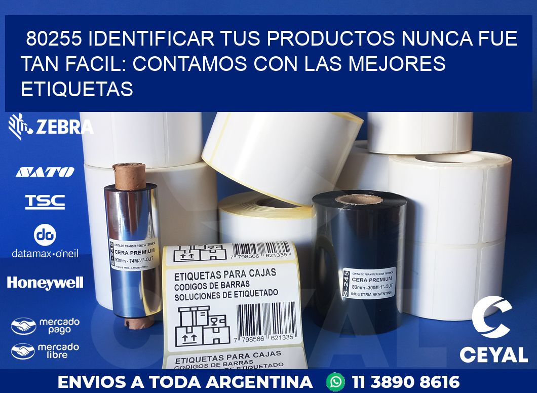80255 IDENTIFICAR TUS PRODUCTOS NUNCA FUE TAN FACIL: CONTAMOS CON LAS MEJORES ETIQUETAS