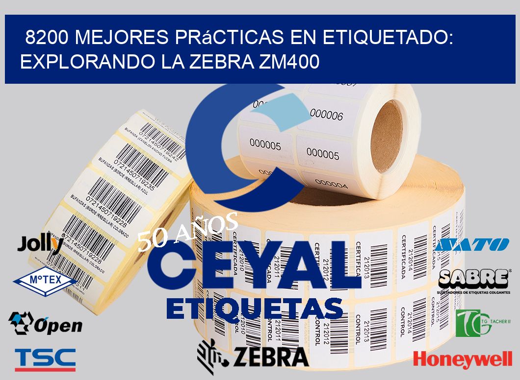 8200 Mejores Prácticas en Etiquetado: Explorando la Zebra ZM400