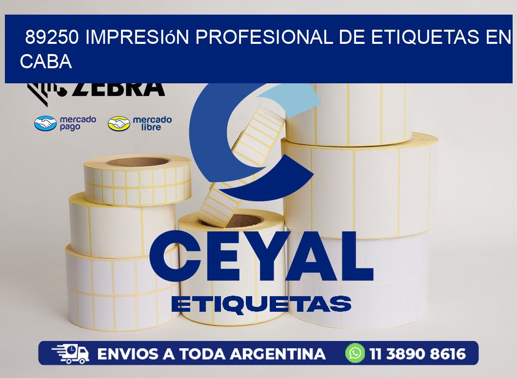 89250 Impresión Profesional de Etiquetas en CABA