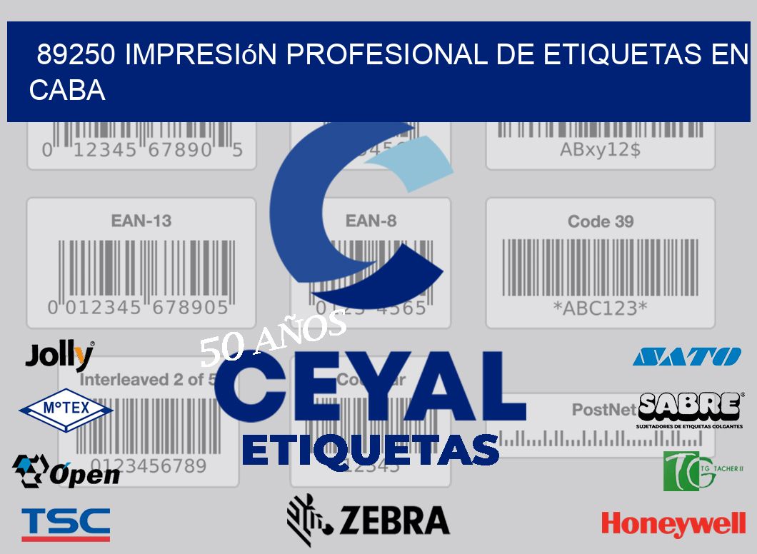 89250 Impresión Profesional de Etiquetas en CABA