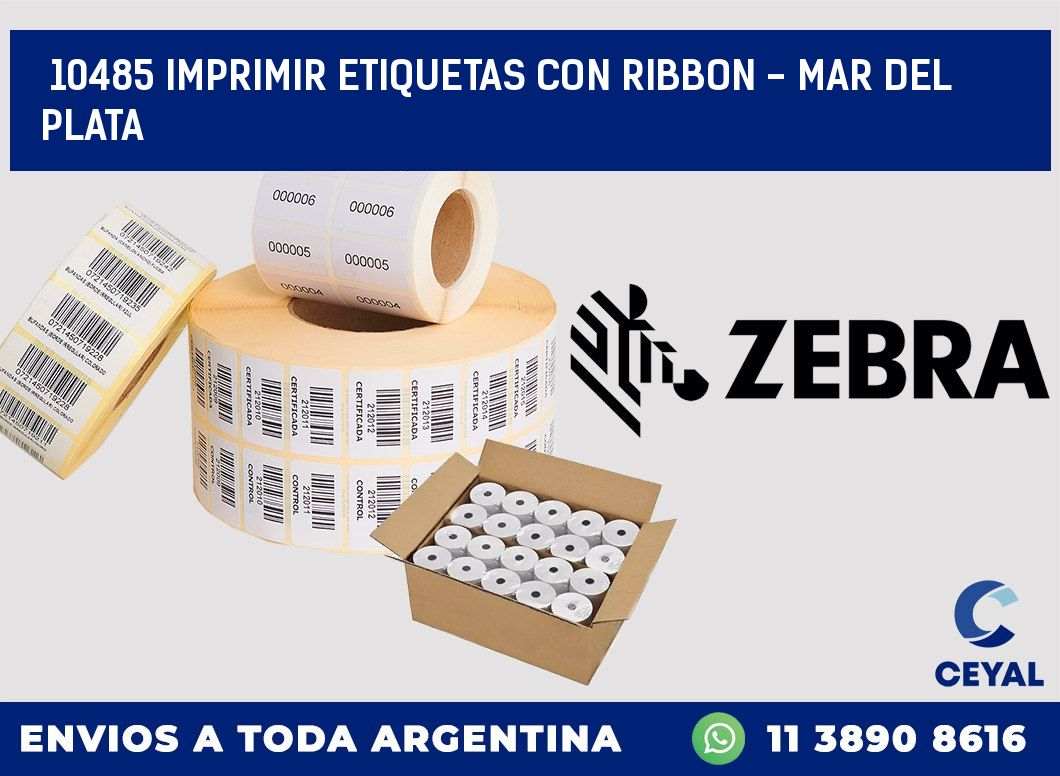 10485 IMPRIMIR ETIQUETAS CON RIBBON - MAR DEL PLATA