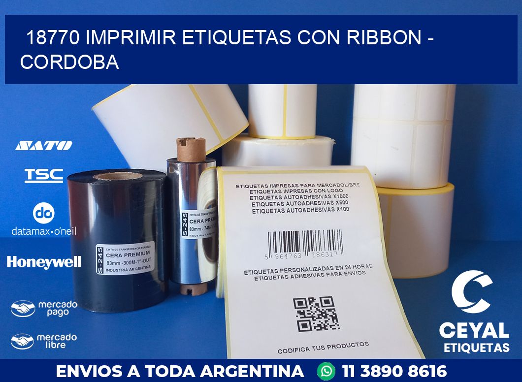 18770 IMPRIMIR ETIQUETAS CON RIBBON – CORDOBA