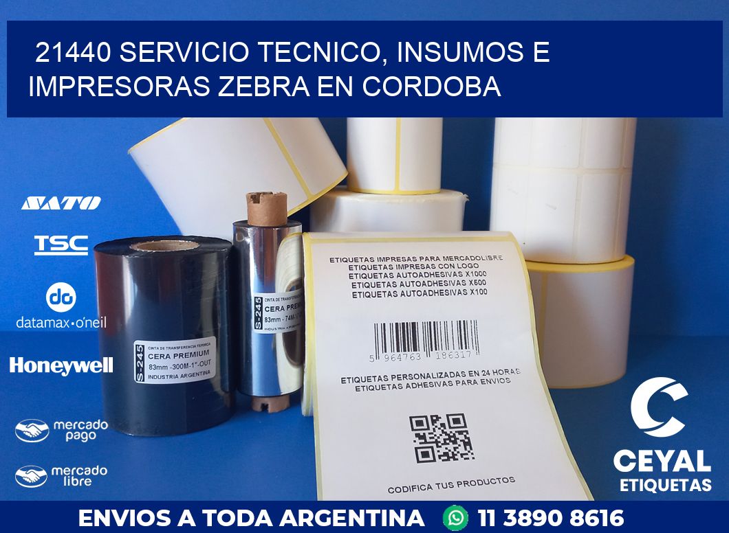 21440 SERVICIO TECNICO, INSUMOS E IMPRESORAS ZEBRA EN CORDOBA