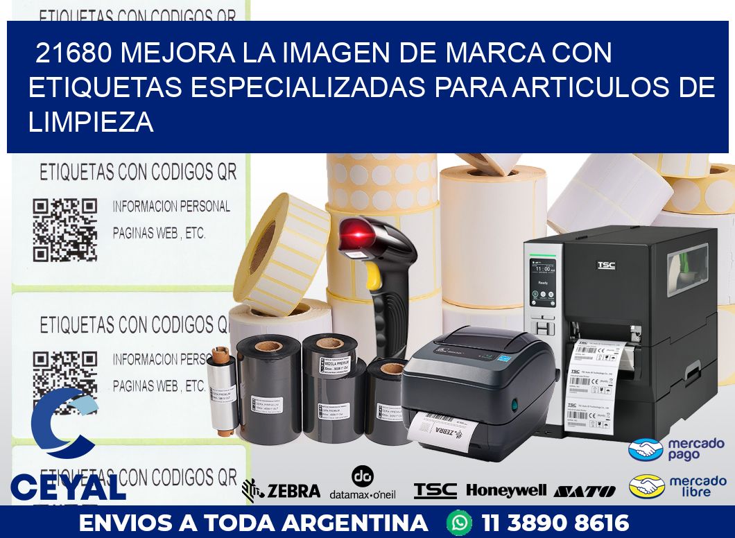 21680 MEJORA LA IMAGEN DE MARCA CON ETIQUETAS ESPECIALIZADAS PARA ARTICULOS DE LIMPIEZA