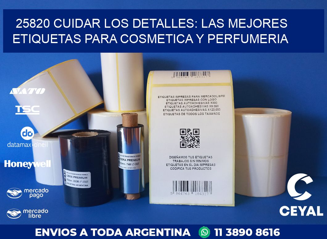 25820 CUIDAR LOS DETALLES: LAS MEJORES ETIQUETAS PARA COSMETICA Y PERFUMERIA
