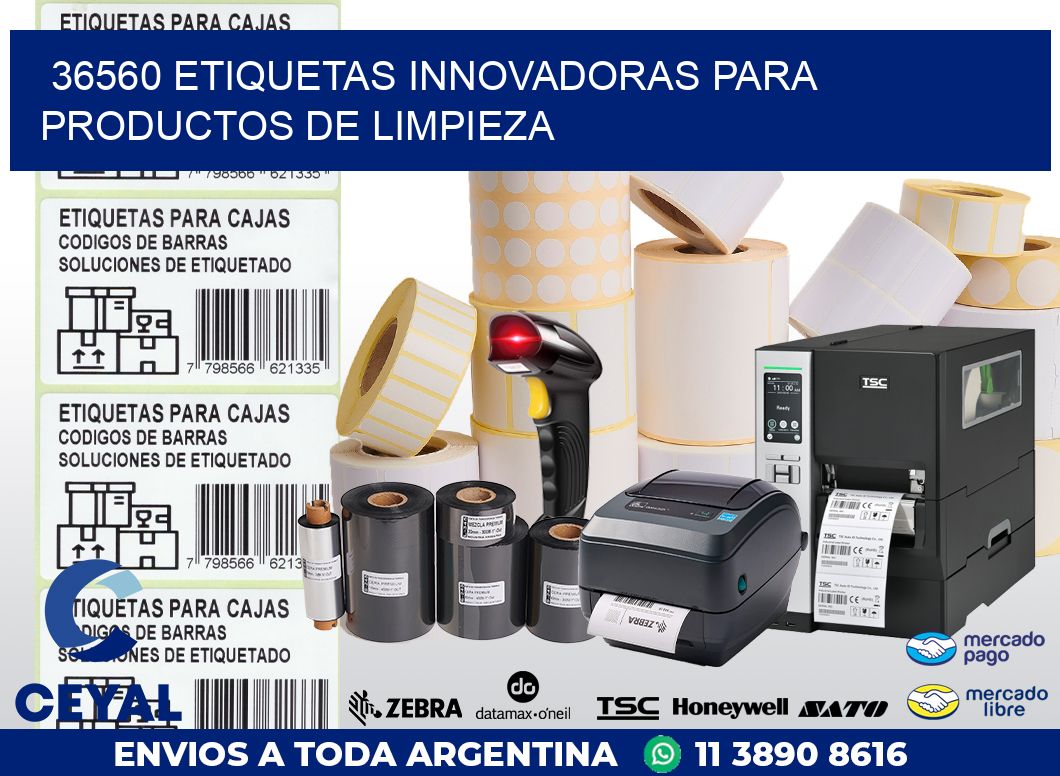 36560 ETIQUETAS INNOVADORAS PARA PRODUCTOS DE LIMPIEZA