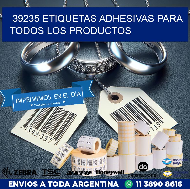 39235 ETIQUETAS ADHESIVAS PARA TODOS LOS PRODUCTOS