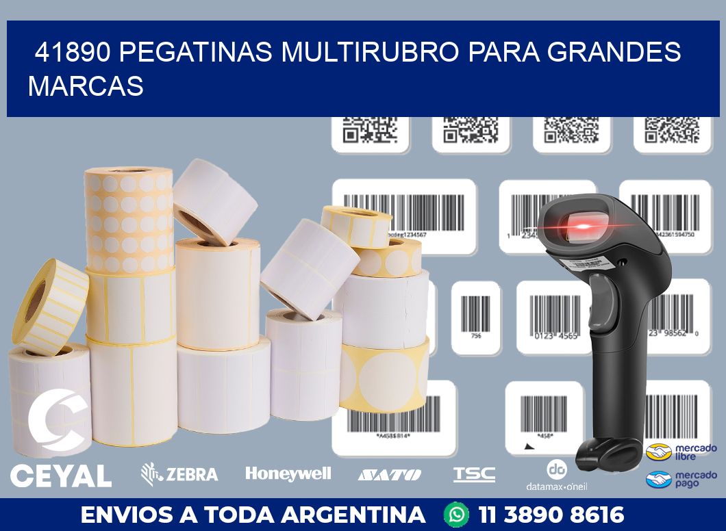 41890 PEGATINAS MULTIRUBRO PARA GRANDES MARCAS