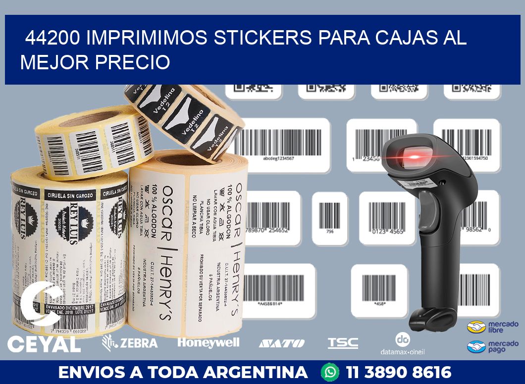 44200 IMPRIMIMOS STICKERS PARA CAJAS AL MEJOR PRECIO