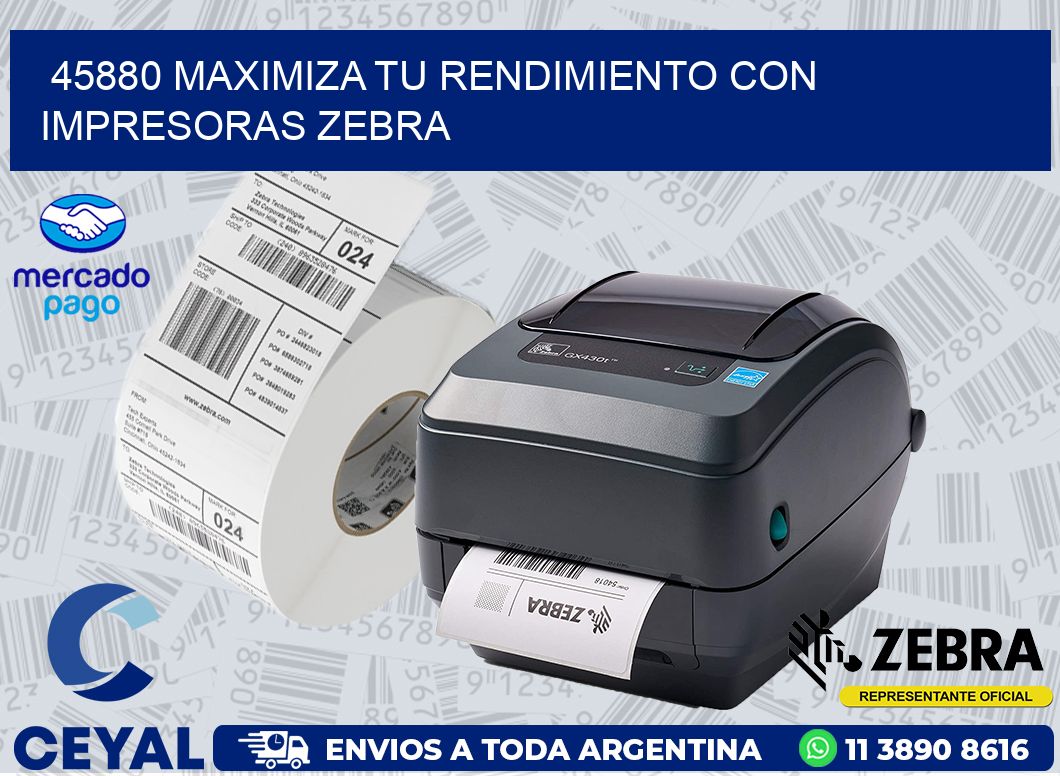 45880 MAXIMIZA TU RENDIMIENTO CON IMPRESORAS ZEBRA