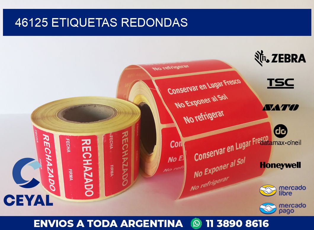 46125 ETIQUETAS REDONDAS