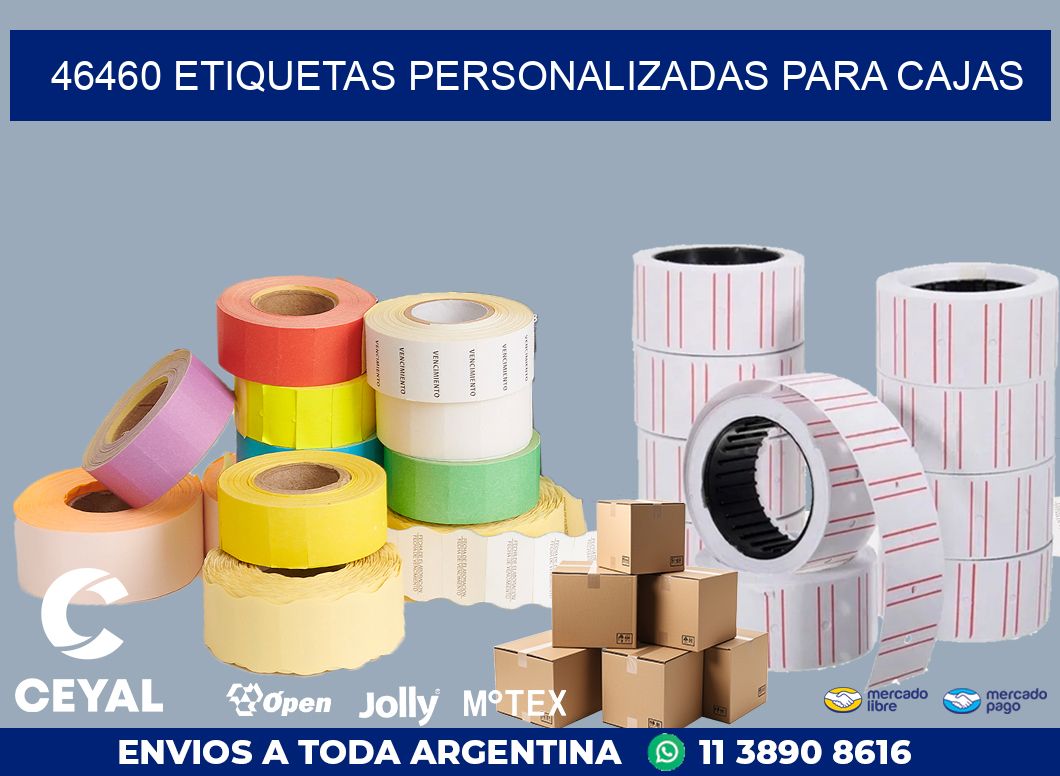 46460 ETIQUETAS PERSONALIZADAS PARA CAJAS