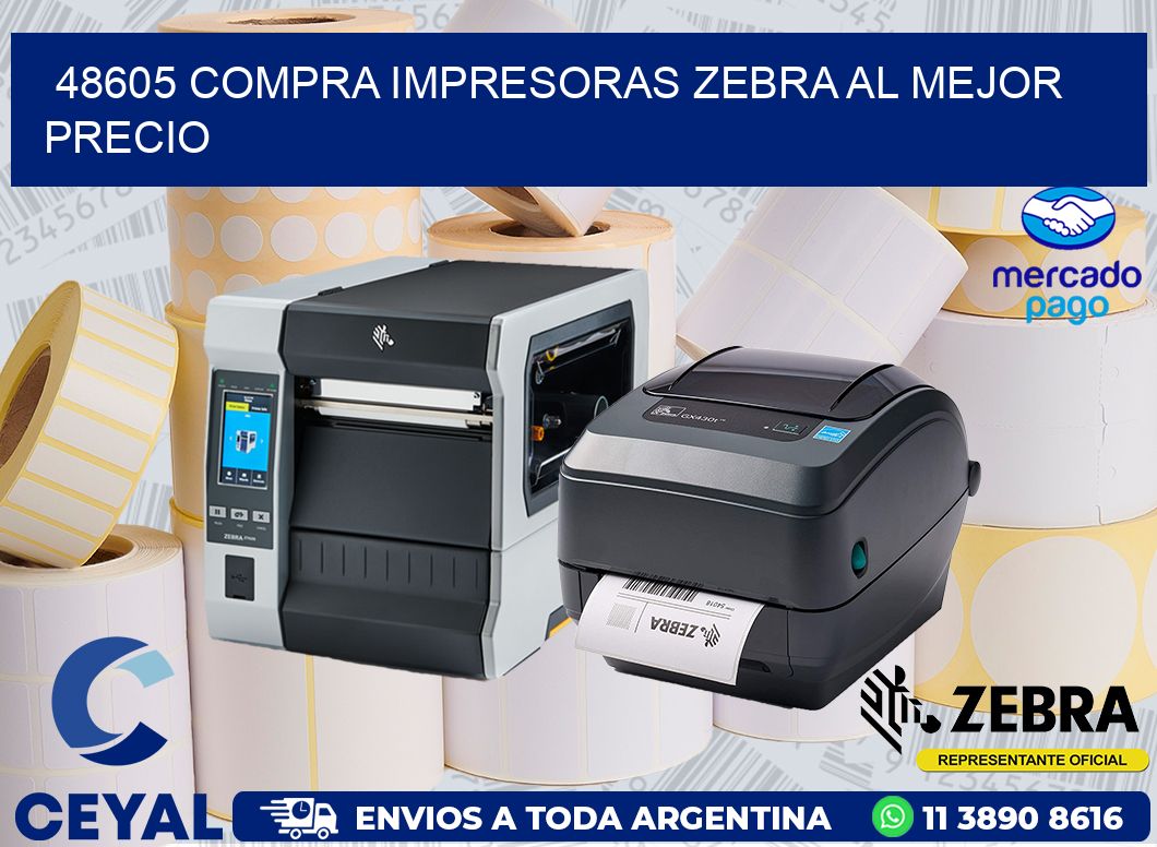 48605 COMPRA IMPRESORAS ZEBRA AL MEJOR PRECIO