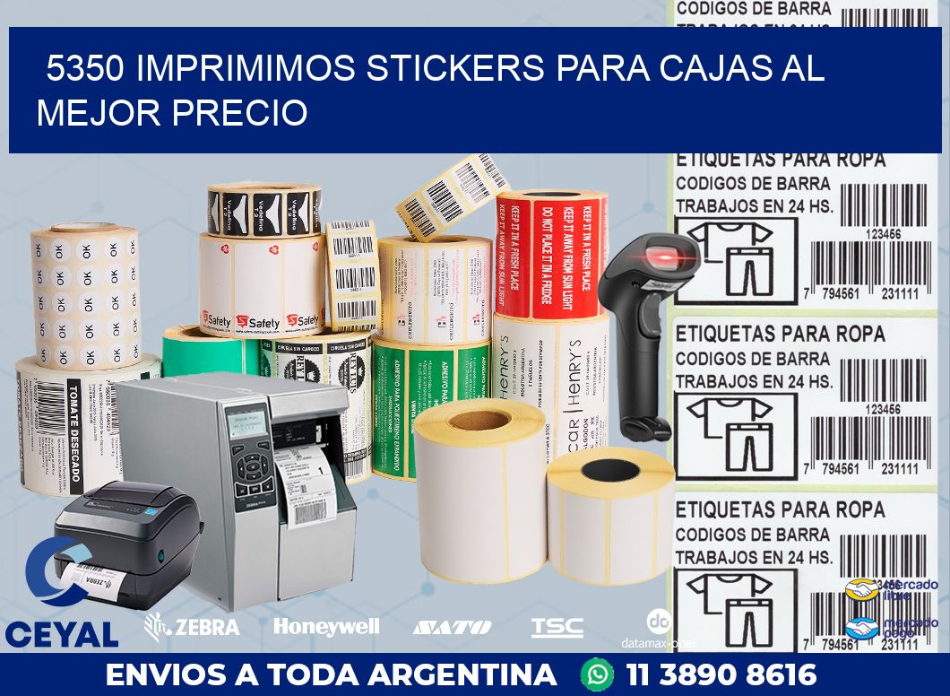 5350 IMPRIMIMOS STICKERS PARA CAJAS AL MEJOR PRECIO