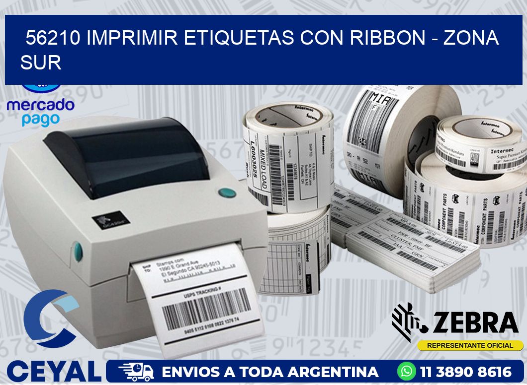 56210 IMPRIMIR ETIQUETAS CON RIBBON - ZONA SUR