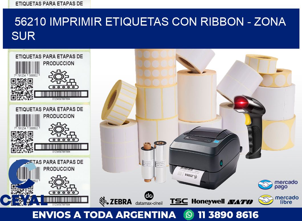 56210 IMPRIMIR ETIQUETAS CON RIBBON – ZONA SUR