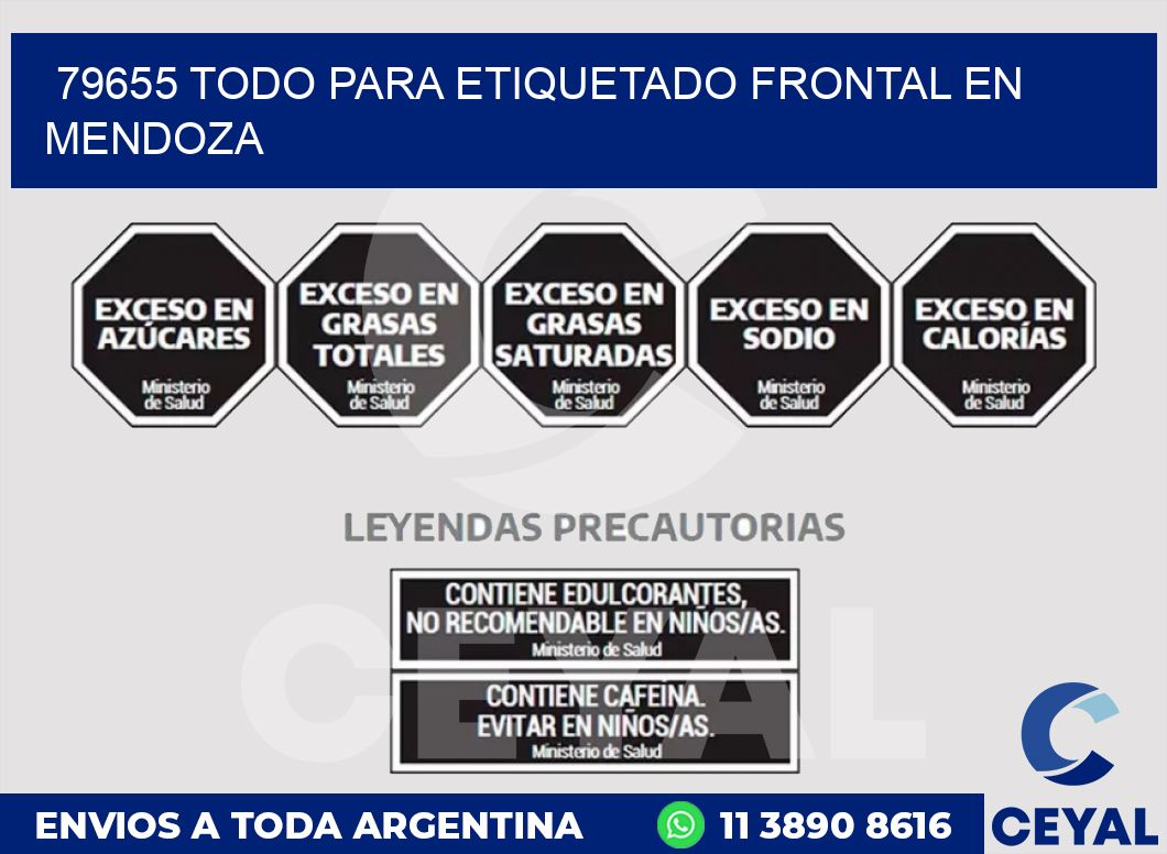 79655 TODO PARA ETIQUETADO FRONTAL EN MENDOZA