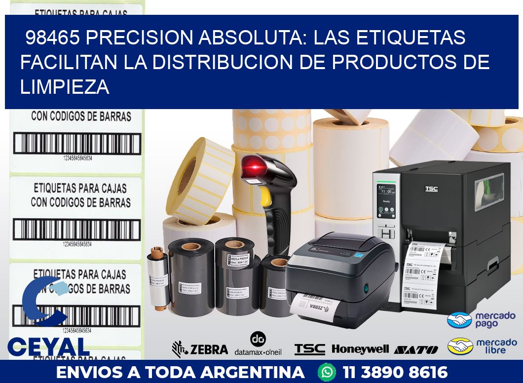 98465 PRECISION ABSOLUTA: LAS ETIQUETAS FACILITAN LA DISTRIBUCION DE PRODUCTOS DE LIMPIEZA