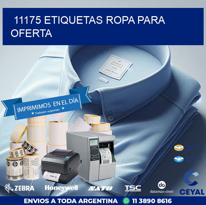 11175 ETIQUETAS ROPA PARA OFERTA
