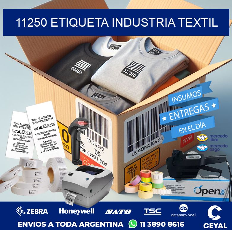 11250 ETIQUETA INDUSTRIA TEXTIL