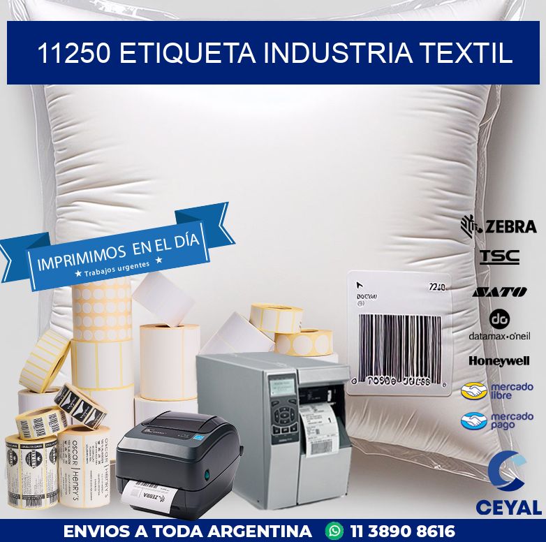 11250 ETIQUETA INDUSTRIA TEXTIL