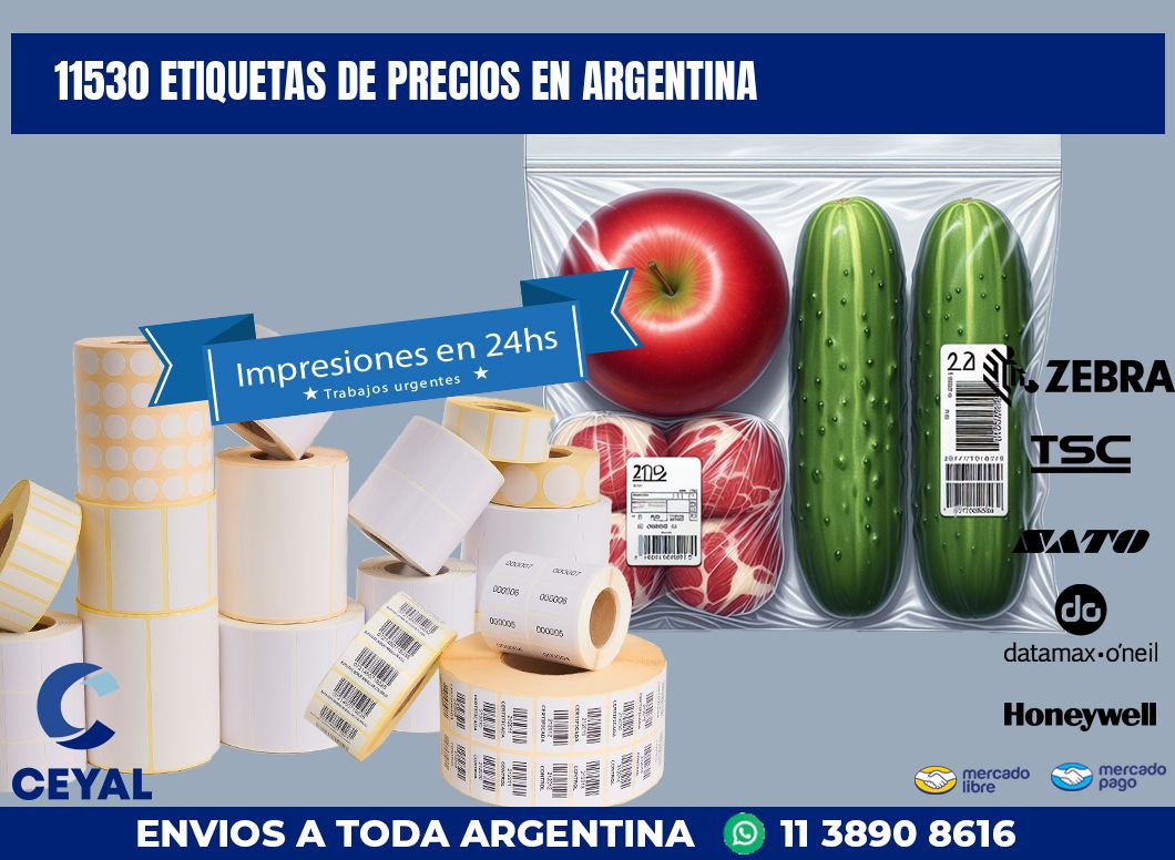 11530 ETIQUETAS DE PRECIOS EN ARGENTINA