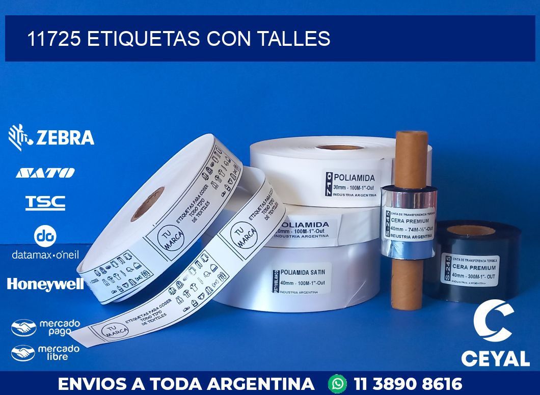 11725 ETIQUETAS CON TALLES