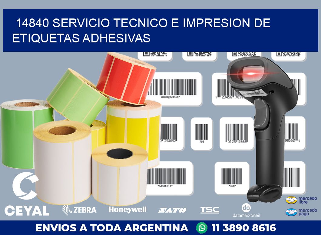 14840 SERVICIO TECNICO E IMPRESION DE ETIQUETAS ADHESIVAS