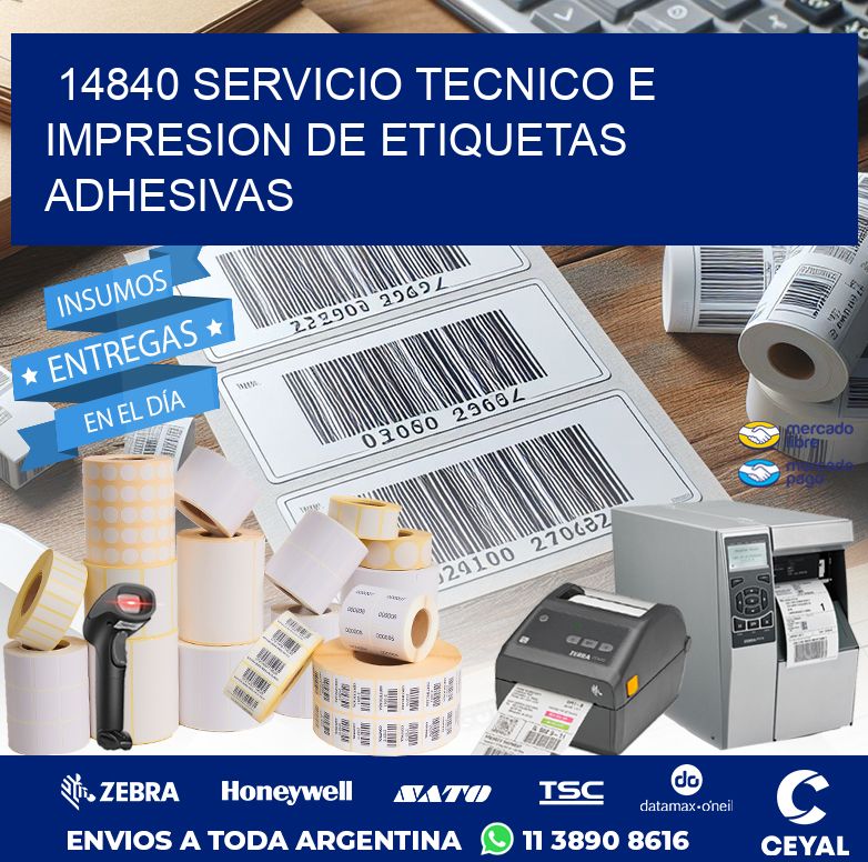 14840 SERVICIO TECNICO E IMPRESION DE ETIQUETAS ADHESIVAS