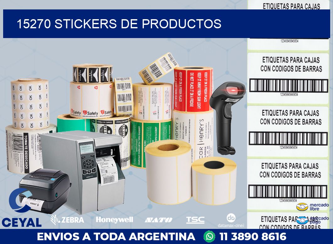 15270 STICKERS DE PRODUCTOS