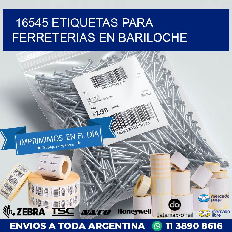 16545 ETIQUETAS PARA FERRETERIAS EN BARILOCHE