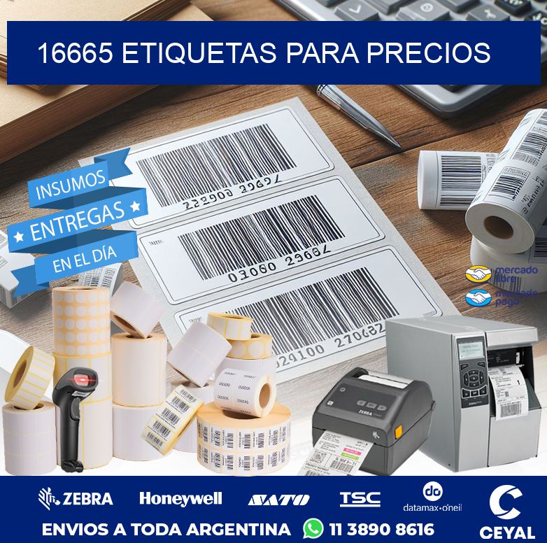 16665 ETIQUETAS PARA PRECIOS