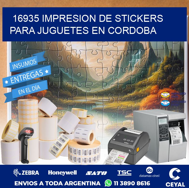 16935 IMPRESION DE STICKERS PARA JUGUETES EN CORDOBA
