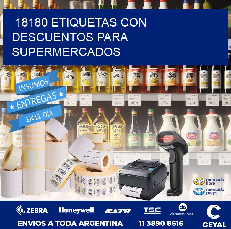 18180 ETIQUETAS CON DESCUENTOS PARA SUPERMERCADOS