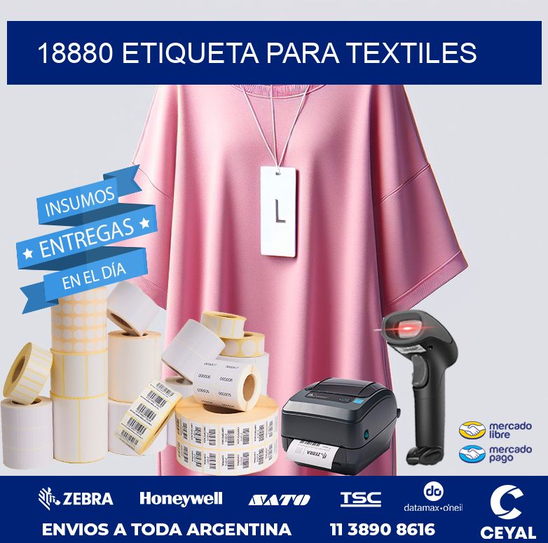 18880 ETIQUETA PARA TEXTILES
