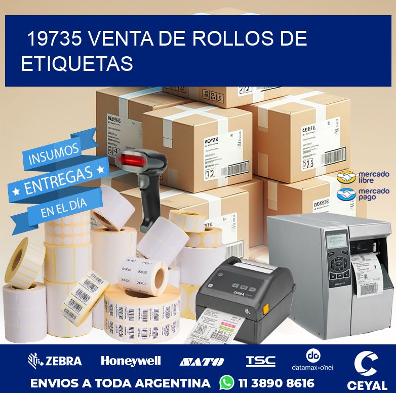 19735 VENTA DE ROLLOS DE ETIQUETAS