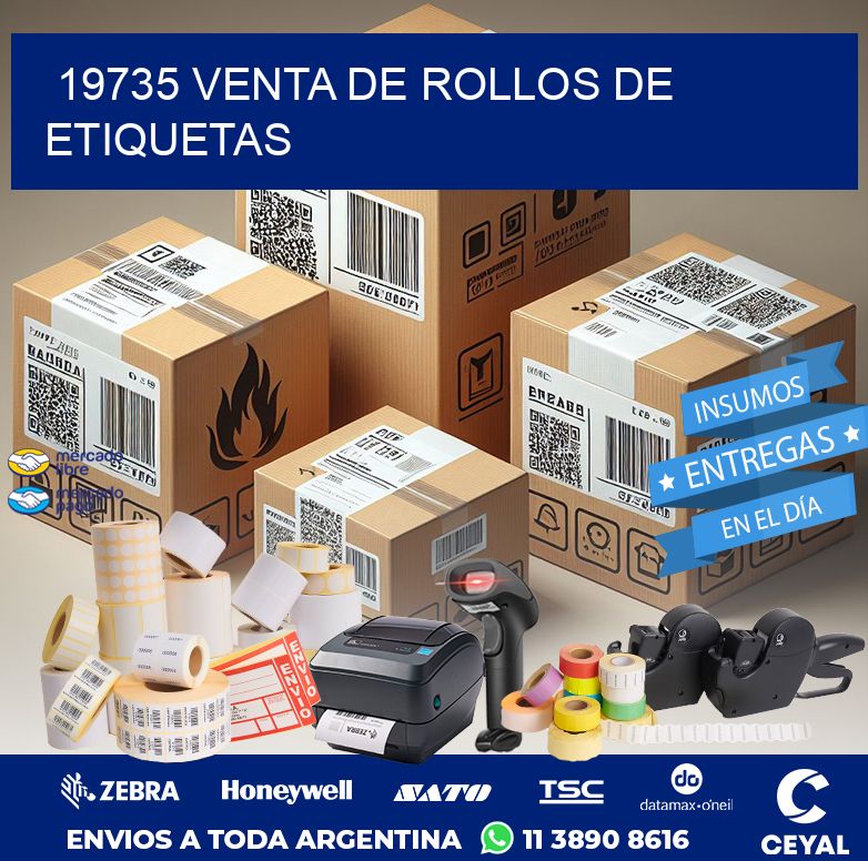 19735 VENTA DE ROLLOS DE ETIQUETAS