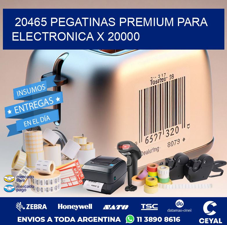 20465 PEGATINAS PREMIUM PARA ELECTRONICA X 20000