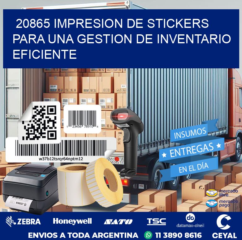 20865 IMPRESION DE STICKERS PARA UNA GESTION DE INVENTARIO EFICIENTE