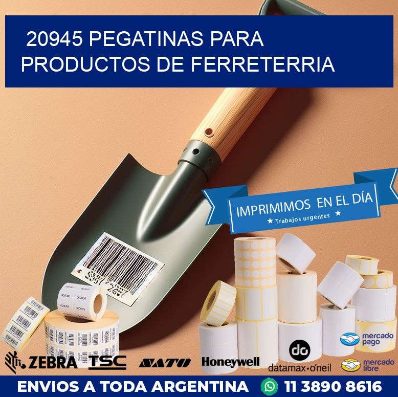 20945 PEGATINAS PARA PRODUCTOS DE FERRETERRIA