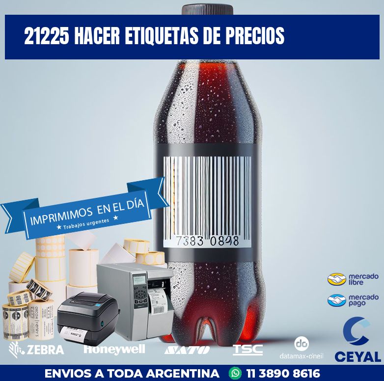 21225 HACER ETIQUETAS DE PRECIOS