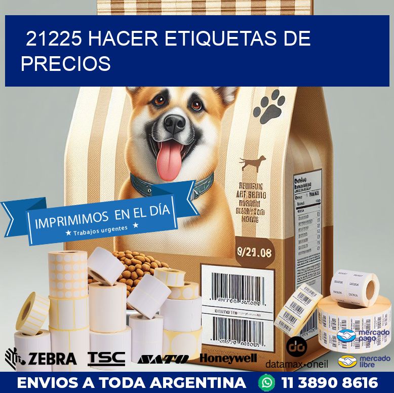 21225 HACER ETIQUETAS DE PRECIOS