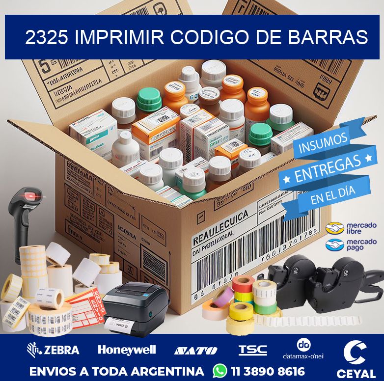 2325 IMPRIMIR CODIGO DE BARRAS