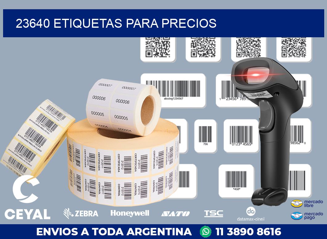 23640 ETIQUETAS PARA PRECIOS