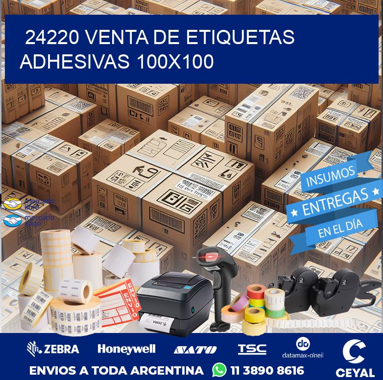 24220 VENTA DE ETIQUETAS ADHESIVAS 100X100
