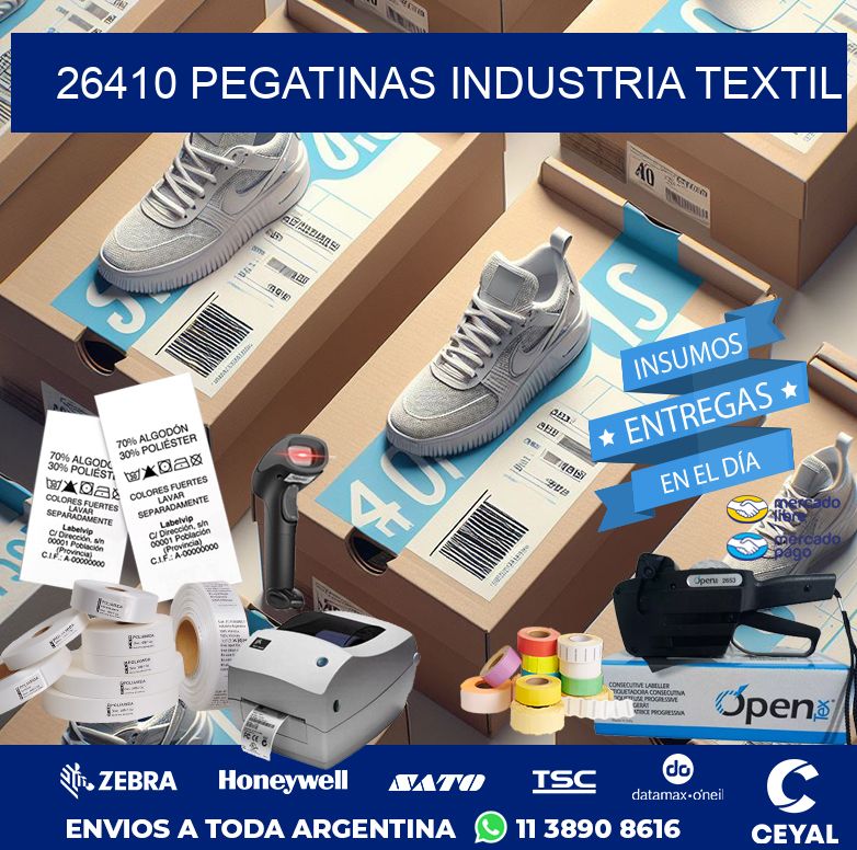 26410 PEGATINAS INDUSTRIA TEXTIL