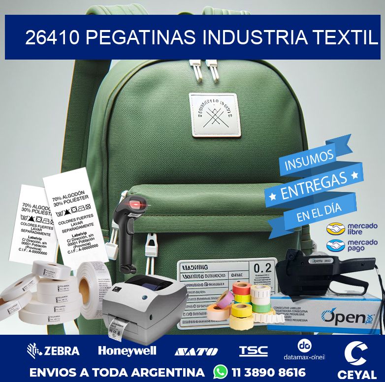 26410 PEGATINAS INDUSTRIA TEXTIL