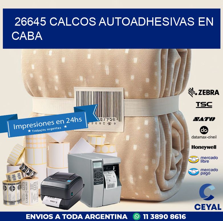 26645 CALCOS AUTOADHESIVAS EN CABA