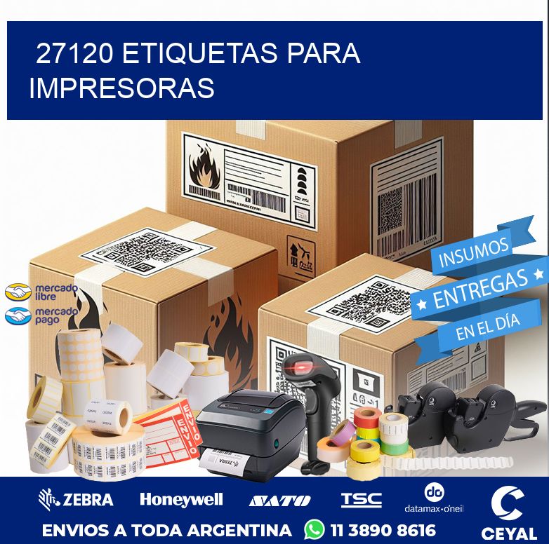 27120 ETIQUETAS PARA IMPRESORAS